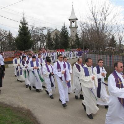 16 aprilie: Barticeşti: Funeraliile părintelui Iosif Blaj, OFMConv.