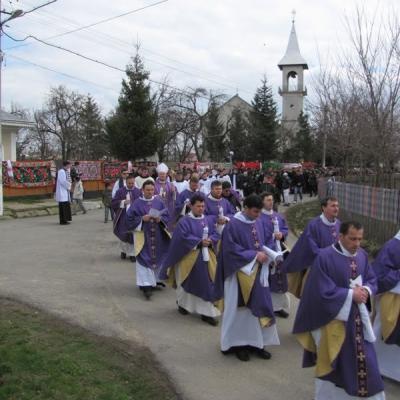 16 aprilie: Barticeşti: Funeraliile părintelui Iosif Blaj, OFMConv.
