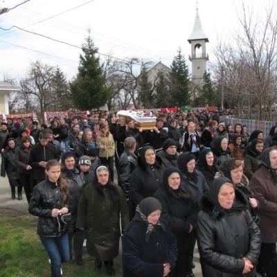 16 aprilie: Barticeşti: Funeraliile părintelui Iosif Blaj, OFMConv.