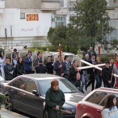 17 aprilie: Bacău: O procesiune specială de Florii