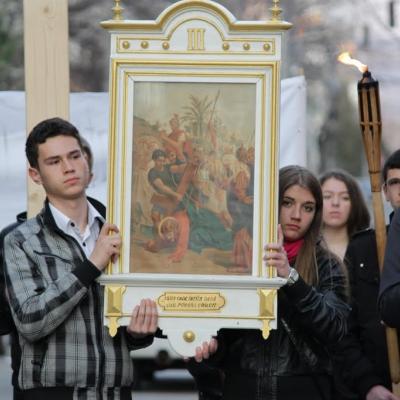 17 aprilie: Bacău: O procesiune specială de Florii