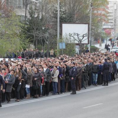 17 aprilie: Bacău: O procesiune specială de Florii