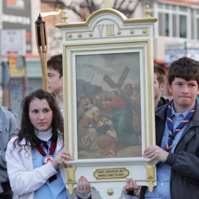 17 aprilie: Bacău: O procesiune specială de Florii