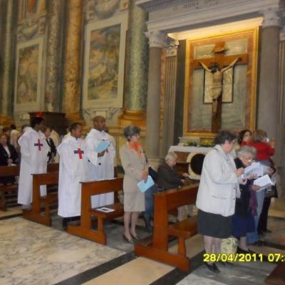 28 aprilie: Roma "San Vitale": Hramul comunităţii române