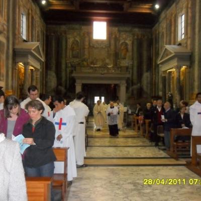 28 aprilie: Roma "San Vitale": Hramul comunităţii române