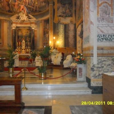 28 aprilie: Roma "San Vitale": Hramul comunităţii române
