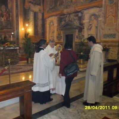 28 aprilie: Roma "San Vitale": Hramul comunităţii române