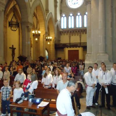 8 mai: Lleida: Hramul comunităţii catolice române