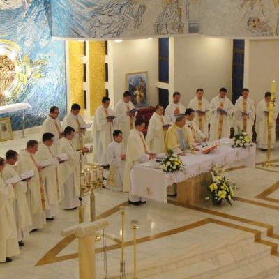 10 mai: Iaşi: Liturghie concelebrată de preoţii promoţiei 2008