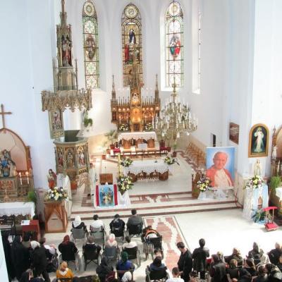 13 mai: Cacica: Pelerinajul de Ziua Bolnavului. Foto: Caritas Iaşi