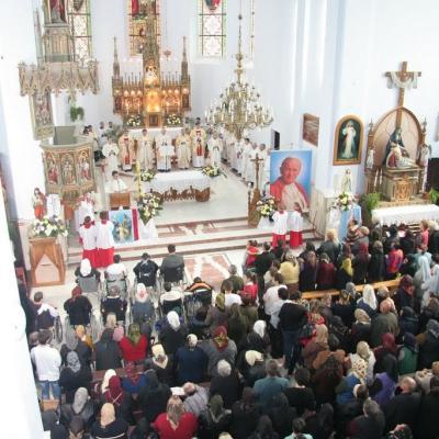 13 mai: Cacica: Pelerinajul de Ziua Bolnavului. Foto: Caritas Iaşi