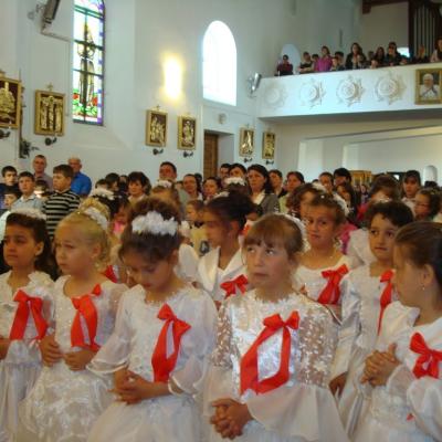 15 mai: Cleja "Sf. Francisc de Assisi": Prima Sfântă Împărtăşanie