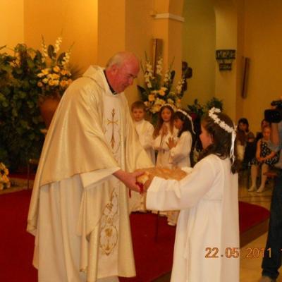 22 mai: Roma: Prima Sfântă Împărtăşanie în comunitatea catolicilor români