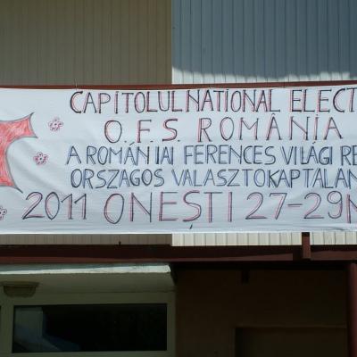 28 mai: Oneşti: Capitol naţional electiv al Ordinului Franciscan Secular