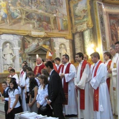29 mai: Roma: Sacramentul Mirului la comunitatea românilor