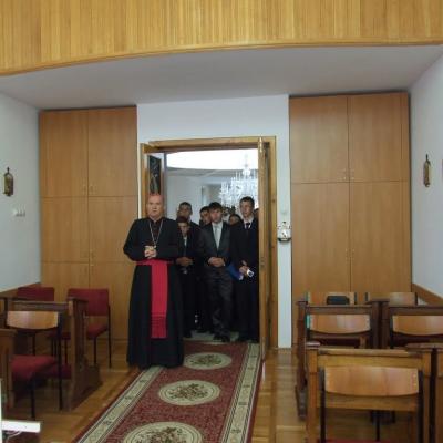 12 iunie: Iaşi: Vizita elevilor Seminarului Liceal din Bacău la catedrală