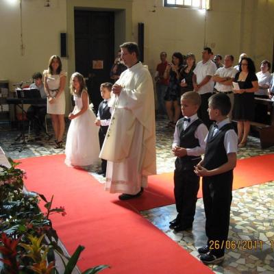 26 iunie: Padova: Prima Sfântă Împărtăşanie