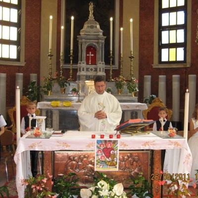 26 iunie: Padova: Prima Sfântă Împărtăşanie