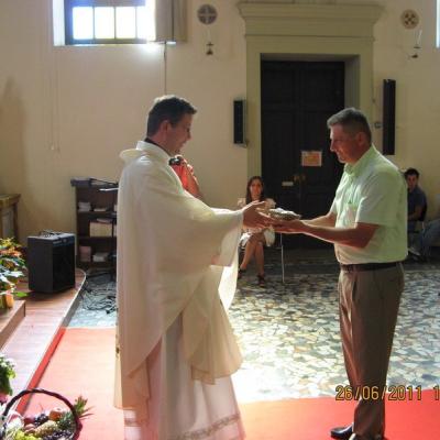 26 iunie: Padova: Prima Sfântă Împărtăşanie