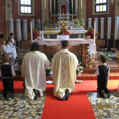 26 iunie: Padova: Prima Sfântă Împărtăşanie