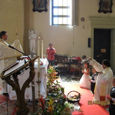 26 iunie: Padova: Prima Sfântă Împărtăşanie