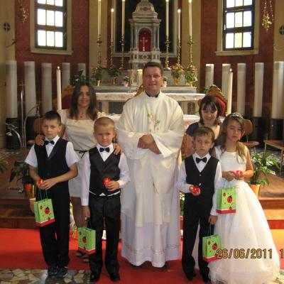 26 iunie: Padova: Prima Sfântă Împărtăşanie