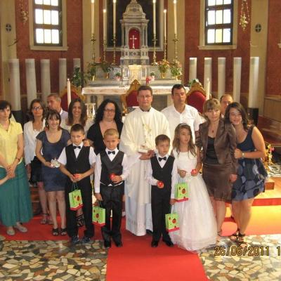 26 iunie: Padova: Prima Sfântă Împărtăşanie