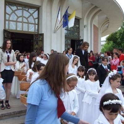 26 iunie: Iaşi: Procesiunea de Trupul şi Sângele Domnului la catedrală - I