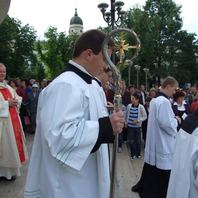 26 iunie: Iaşi: Procesiunea de Trupul şi Sângele Domnului la catedrală - I