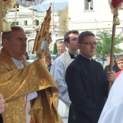 26 iunie: Iaşi: Procesiunea de Trupul şi Sângele Domnului la catedrală - I