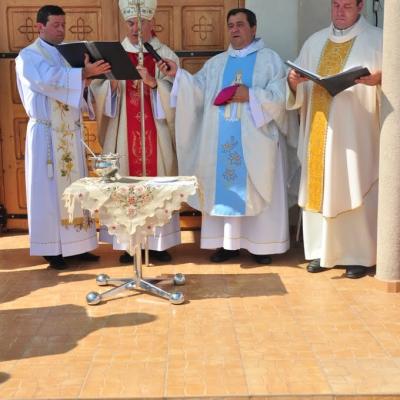 6 august: Sărata-Băi: Sfinţirea bisericii "Sfânta Fecioara Maria de Fatima"