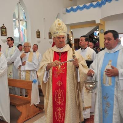 6 august: Sărata-Băi: Sfinţirea bisericii "Sfânta Fecioara Maria de Fatima"