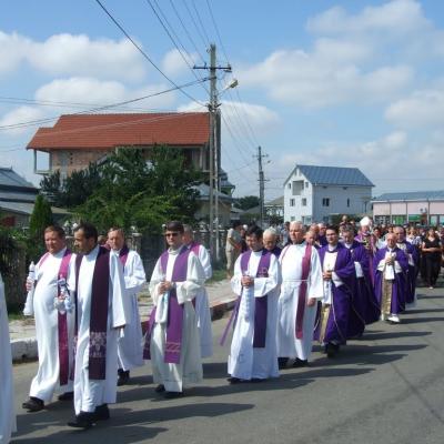 7 septembrie: Adjudeni: Funeraliile părintelui Mihai Gal