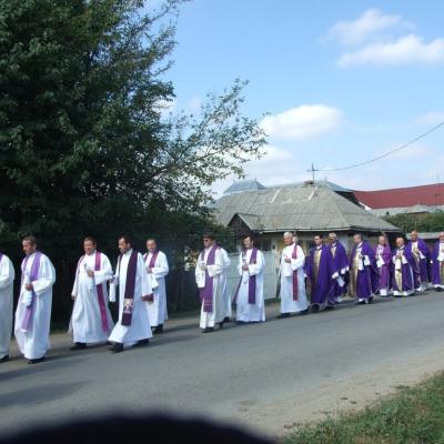 7 septembrie: Adjudeni: Funeraliile părintelui Mihai Gal