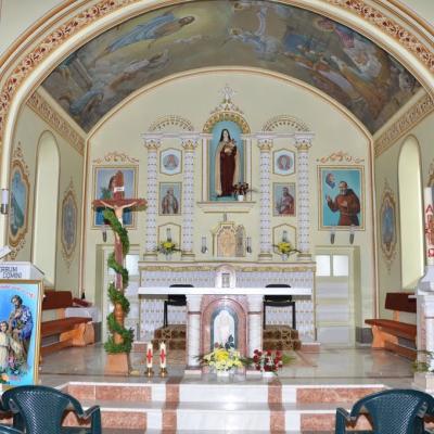 2 octombrie: Schineni: Consacrarea altarului şi sfintirea bisericii "Sfânta Tereza a Pruncului Isus"
