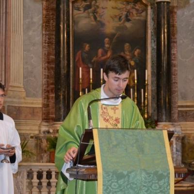 9 octombrie: Roma: Primiţia părintelui Iulian Butnaru, FDP