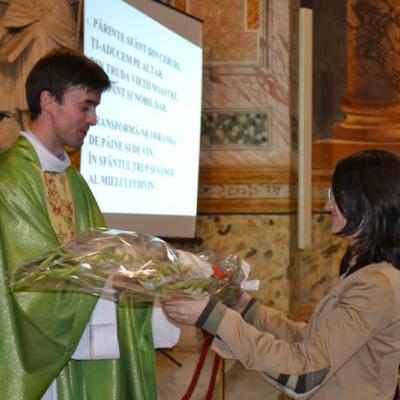 9 octombrie: Roma: Primiţia părintelui Iulian Butnaru, FDP