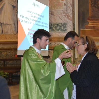 9 octombrie: Roma: Primiţia părintelui Iulian Butnaru, FDP