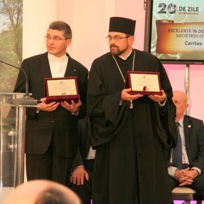 14 octombrie: Iaşi: Centrul Diecezan Caritas Iaşi premiat la "Seara Valorilor"