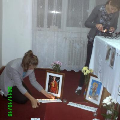 20 octombrie: Iaşi: Oră de adoraţie pentru Regina Misiunilor la oratoriul "Dominic Savio"