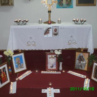 20 octombrie: Iaşi: Oră de adoraţie pentru Regina Misiunilor la oratoriul "Dominic Savio"