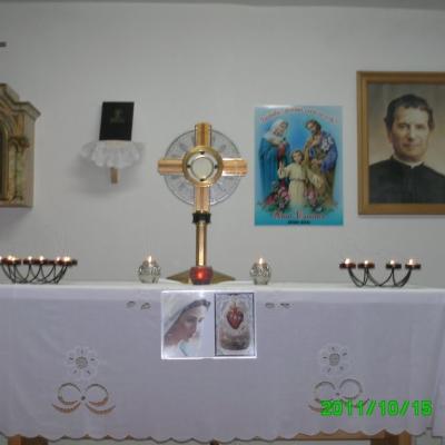 20 octombrie: Iaşi: Oră de adoraţie pentru Regina Misiunilor la oratoriul "Dominic Savio"