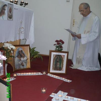 20 octombrie: Iaşi: Oră de adoraţie pentru Regina Misiunilor la oratoriul "Dominic Savio"