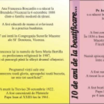 23 octombrie: Roman: Sărbătoare în Congregaţia "Surorile Maestre ale Sfintei Dorotea, Fiicele Sfintelor Inimi"