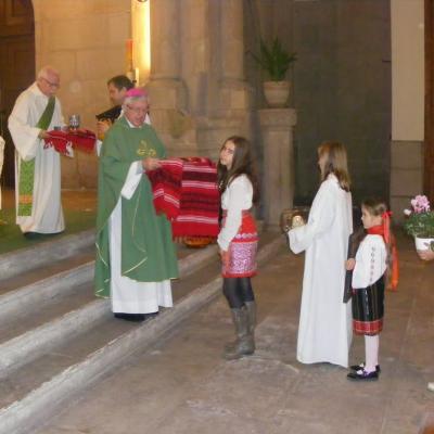 13 noiembrie: Lleida (Spania): Vizita PS Joan Piris Frígola, episcopul de Lleida, în comunitatea română