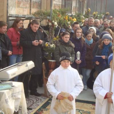 20 noiembrie: Bogdăneşti: Sfinţirea pietrei de temelie a noii biserici