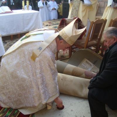 20 noiembrie: Bogdăneşti: Sfinţirea pietrei de temelie a noii biserici