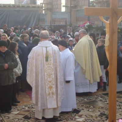 20 noiembrie: Bogdăneşti: Sfinţirea pietrei de temelie a noii biserici