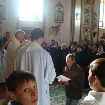 20 noiembrie: Bogdăneşti: Sfinţirea pietrei de temelie a noii biserici