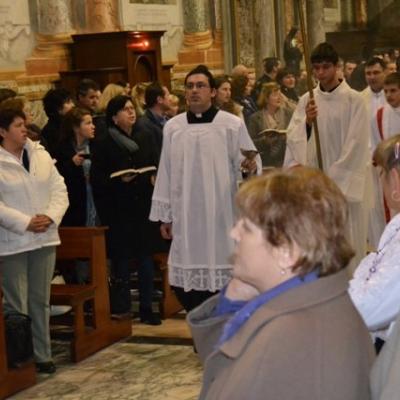 8 decembrie: Roma: Episcopi români prezenţi la comunitatea română